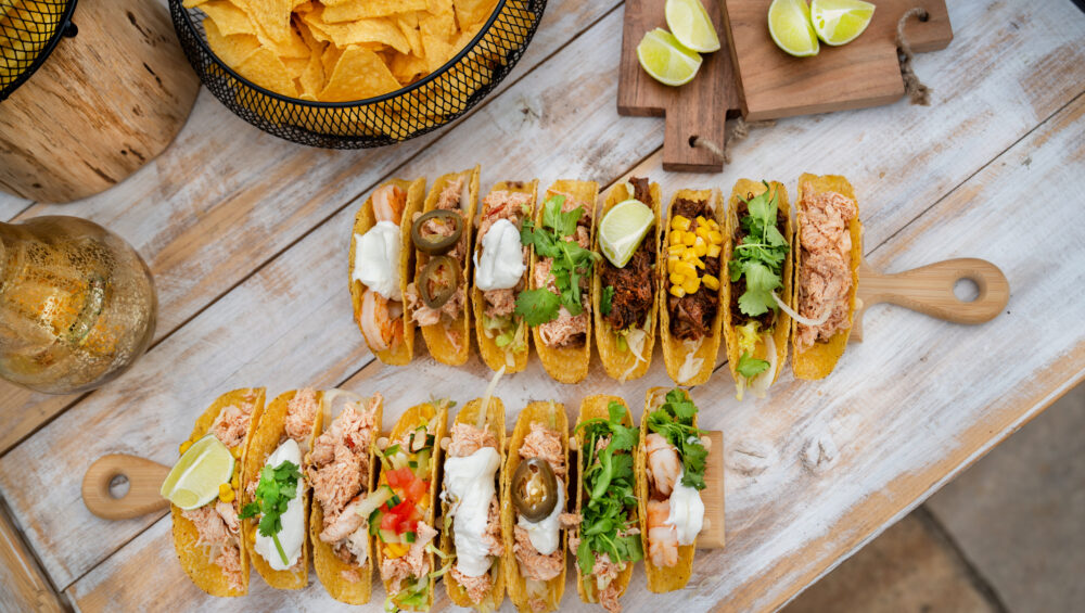 tacos catering a nachos